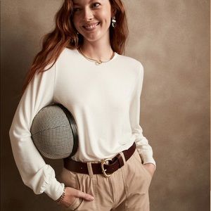 Banana Republic Factory LuxeSpun Puff Sleeve